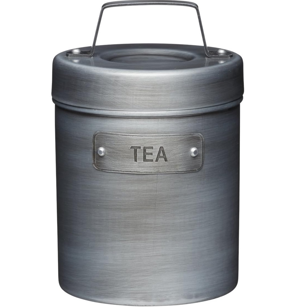 Δοχείο Τσαγιού Μεταλλικό 1L Vintage Industrial Γκρι KitchenCraft INDTEA - 