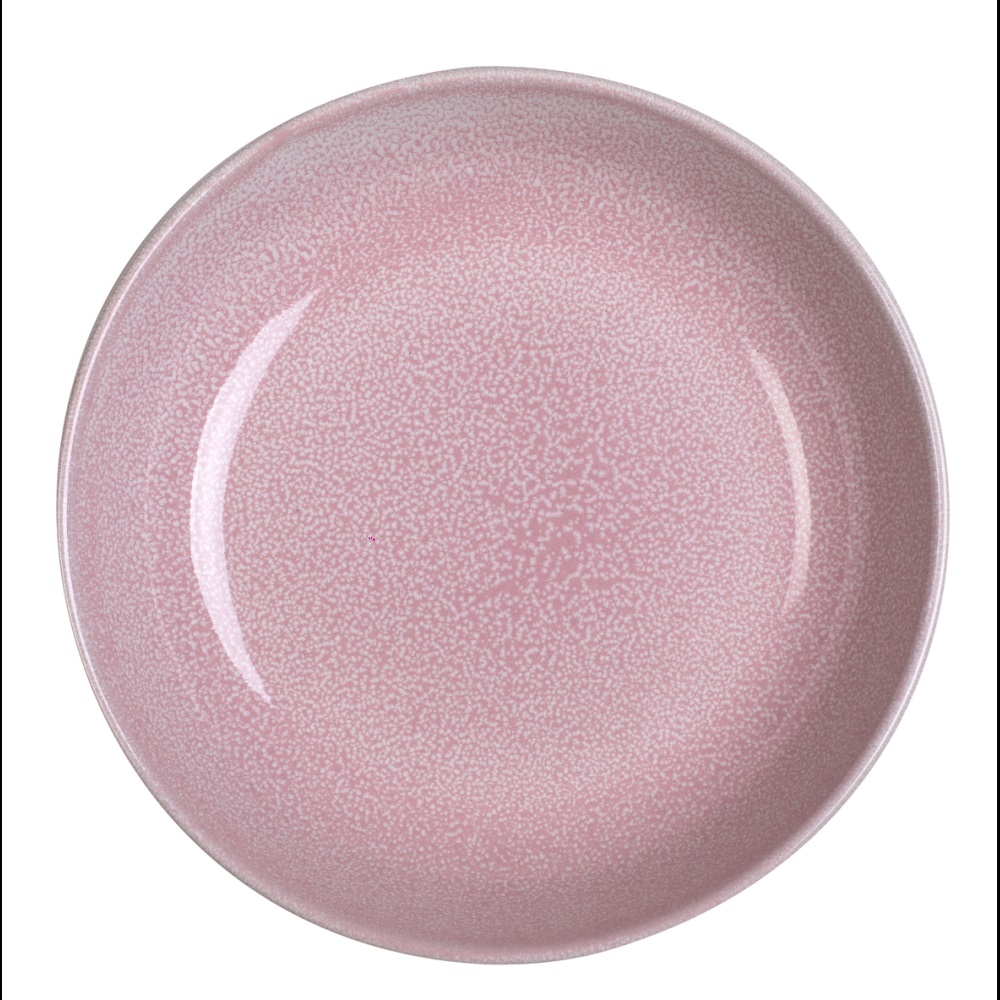 Σαλατιέρα Stoneware Στρογγυλή Φ22xH5cm Pink Reactive Glaze GTSA 67-26122 - 1