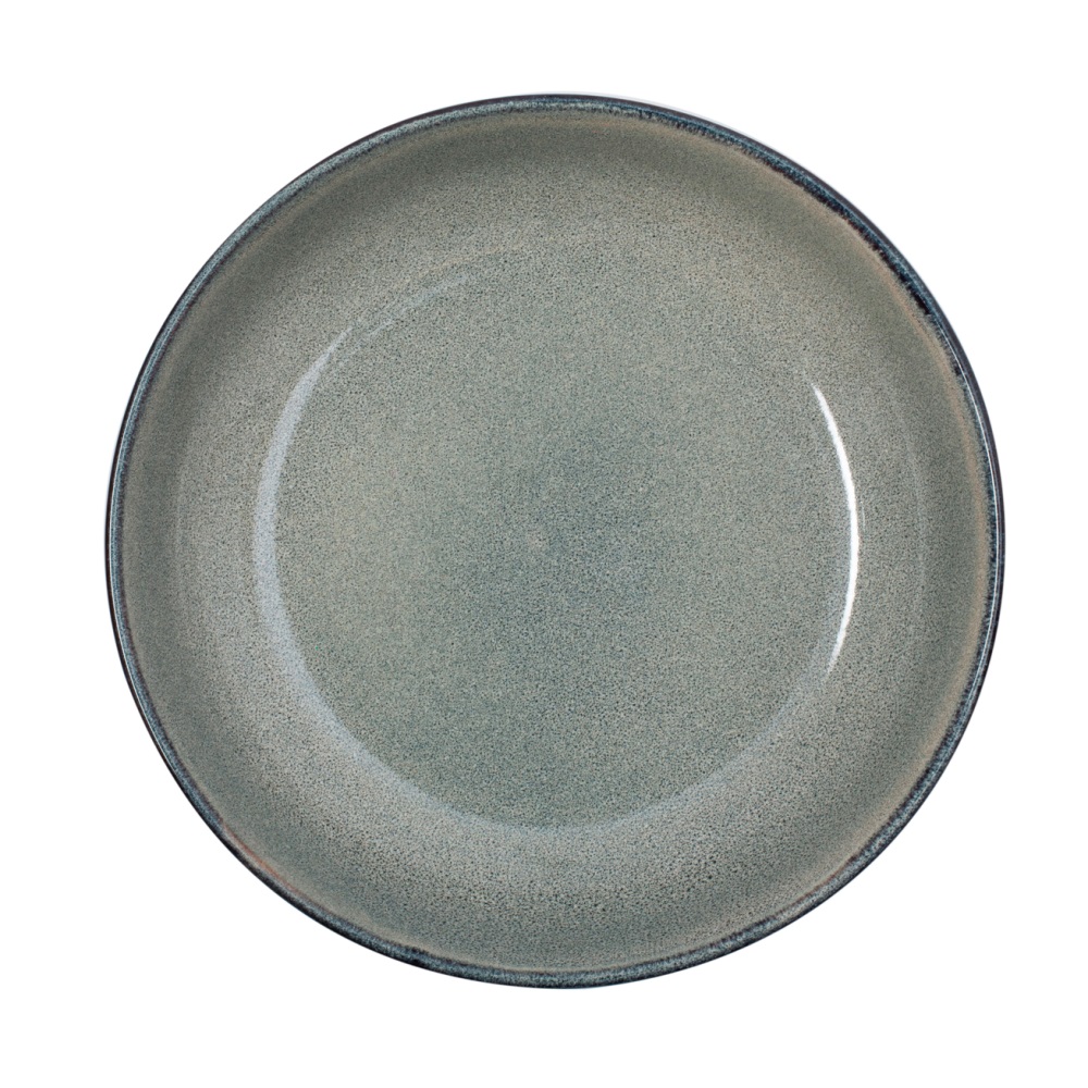 Σαλατιέρα Stoneware Στρογγυλή Φ22xH5cm Reactive Glaze Grain GTSA 67-28422 - 1
