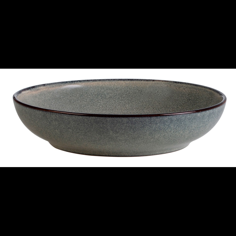 Σαλατιέρα Stoneware Στρογγυλή Φ22xH5cm Reactive Glaze Grain GTSA 67-28422 - 2
