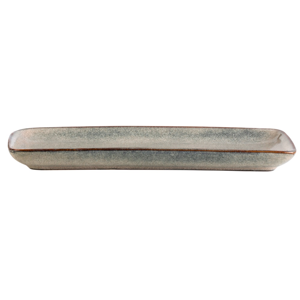 Πιατέλα Stoneware Ορθογώνια 20,5x13,5cm Reactive Glaze Grain GTSA 67-28521 - 2