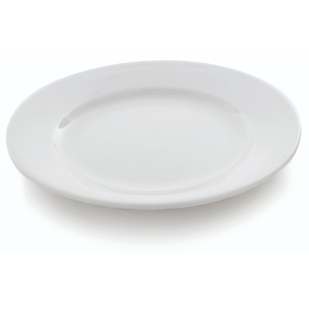 Πιάτο Ρηχό Λευκό Πορσελάνης Φ25cm Trattoria GTSA 60-521625