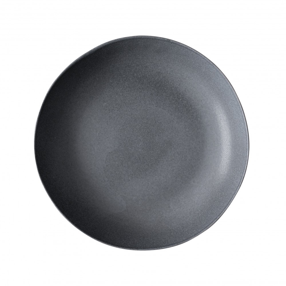 Πιάτο Βαθύ Stoneware Μαύρο Ματ 23cm Dutch Rose Black Velvet BV183133 - 