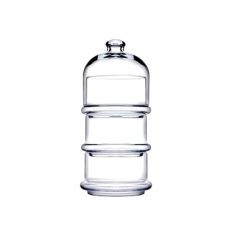 Ορντερβιέρα Γυάλινη 3ον Επιπέδων 690ml Φ8,2xH21,9cm Villa Patisserie Pasabahce SP96986G1 - 1