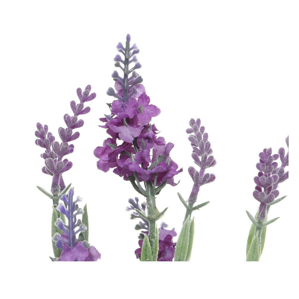 Διακοσμητικό Τεχνητό Φυτό Λεβάντα Σε Γλάστρα Πολυεστερικό Μωβ H25cm Kaemingk 800063-2 - 2