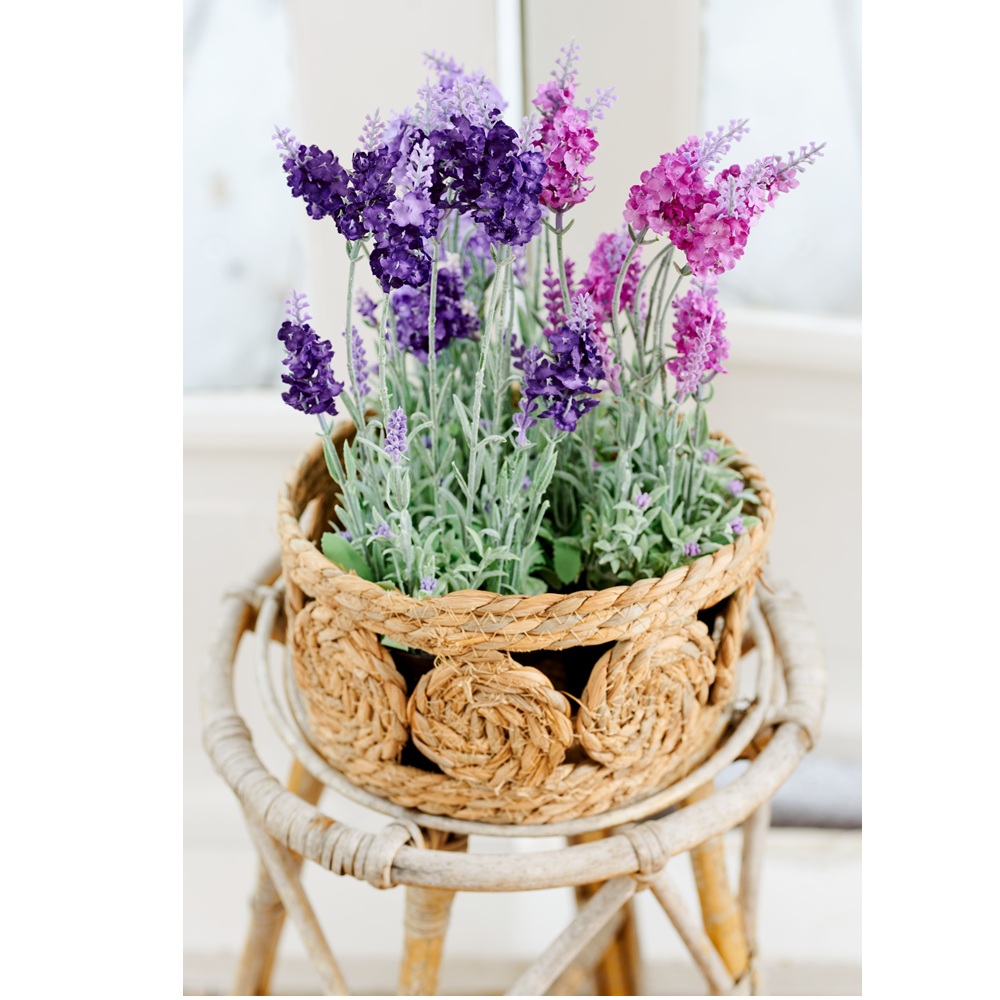 Διακοσμητικό Τεχνητό Φυτό Λεβάντα Σε Γλάστρα Πολυεστερικό Λιλά H25cm Kaemingk 800063-2 - 3