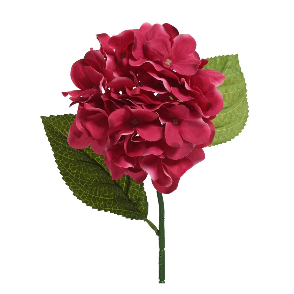 Διακοσμητικό Τεχνητό Λουλούδι Ορτανσία Πολυεστερική Φούξια H66cm Kaemingk 800162 - 