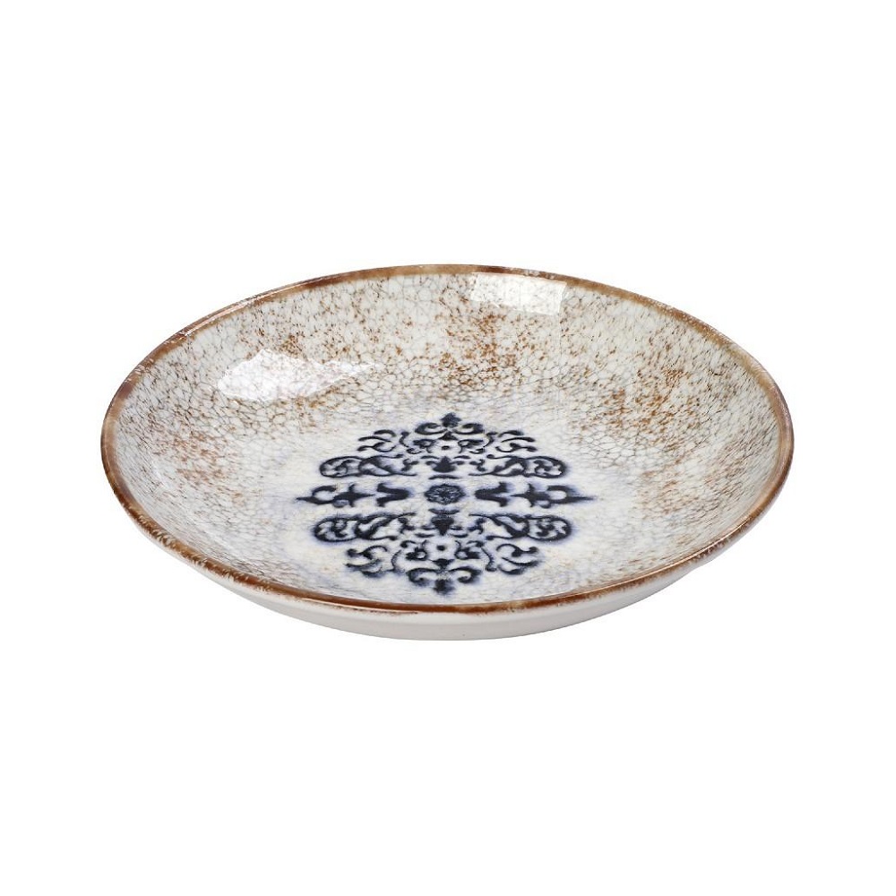 Πιάτο Βαθύ Στρογγυλό Πορσελάνης Φ23xH4cm Mosaico Espiel KNJ120K6 - 2