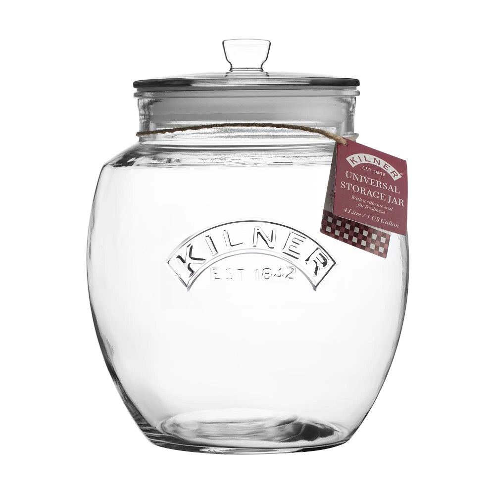 Βάζο Αποθήκευσης 4Lt Ø19,5xH24,2cm Γυάλινο Universal Kilner 0025.743 - 2