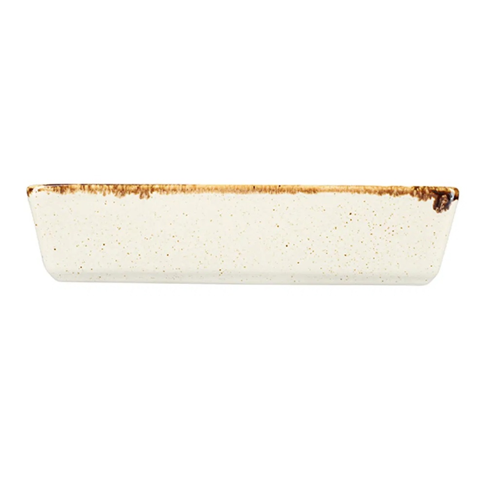 Μπολ Πορσελάνης Ορθογώνιο Μπεζ 16x10x3,5cm Porland Seasons 04ALM002052 - 3