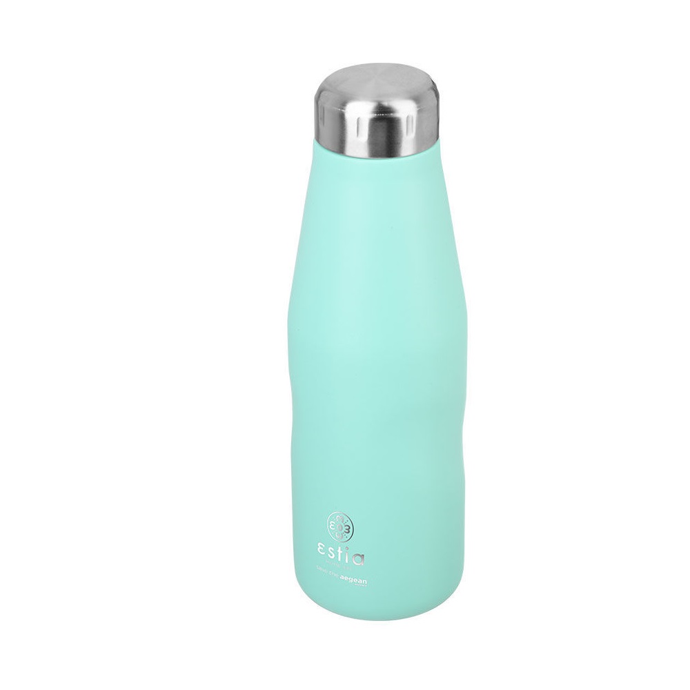 Μπουκάλι Ισοθερμικό Bermuda Green Διπλού Τοιχώματος 500ml Ανοξείδωτο 18/8 Save the Aegean εstia Home Art 01-9793 - 2