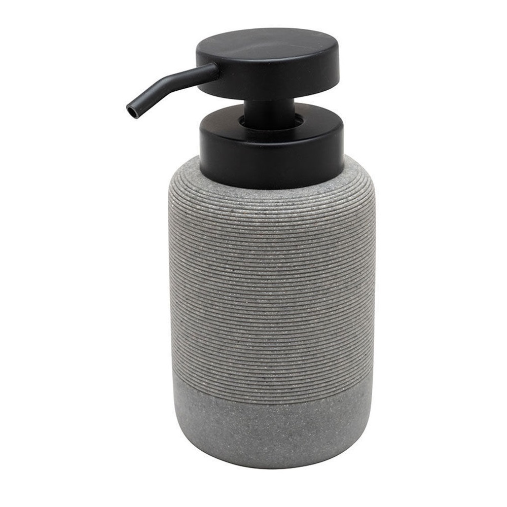 Αντλία Σαπουνιού Ρητίνης 300ml Γκρι Stone εstia Home Art 02-13370 - 1