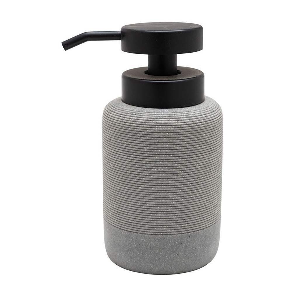 Αντλία Σαπουνιού Ρητίνης 300ml Γκρι Stone εstia Home Art 02-13370 - 2