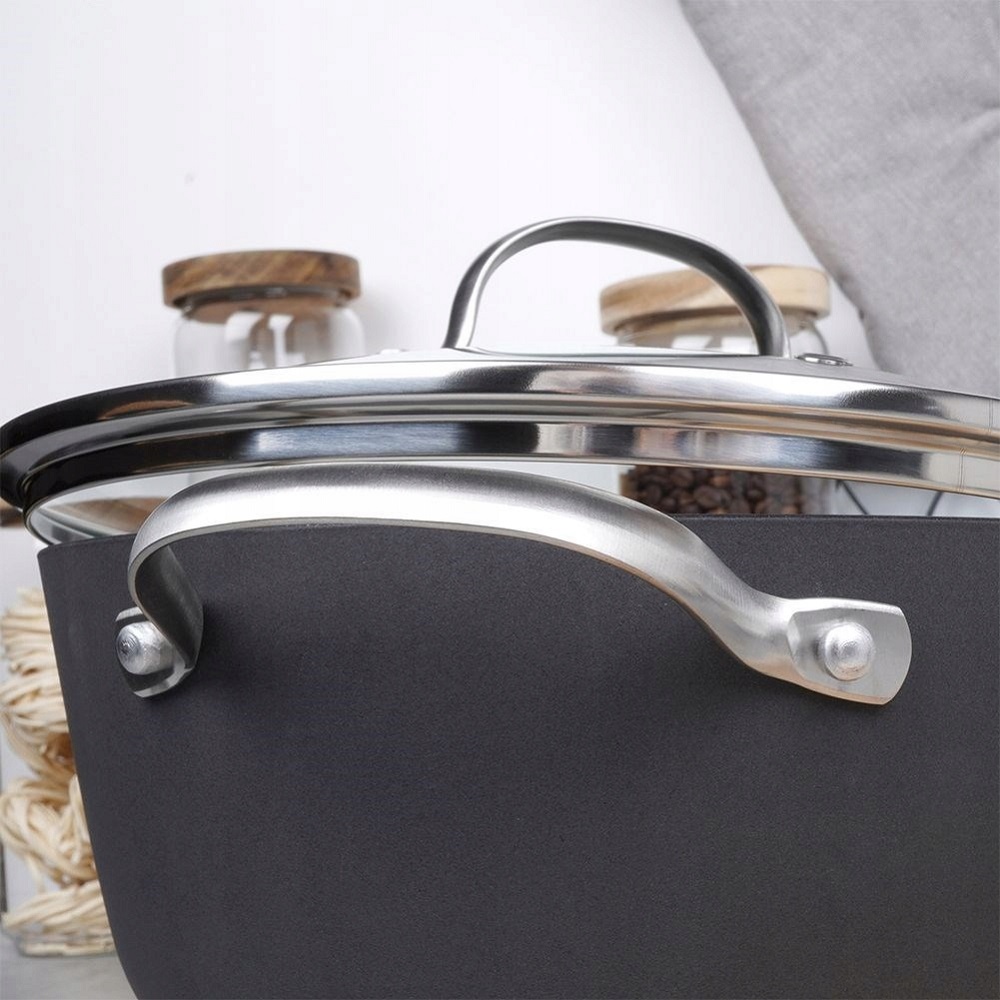 Κατσαρόλα Μαντεμένια 4Lt Φ24cm Αντικολλητική Atlas Nava 10-205-060 - 3