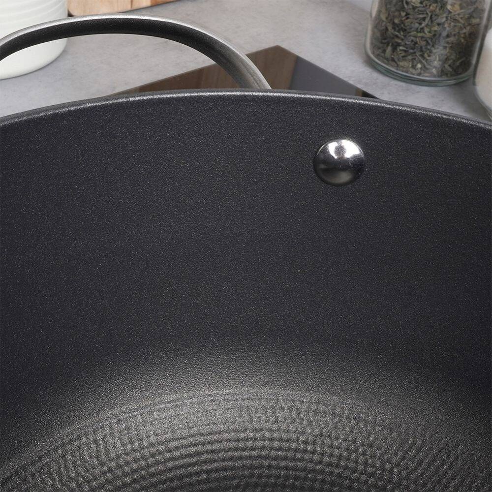 Κατσαρόλα Μαντεμένια 4Lt Φ24cm Αντικολλητική Atlas Nava 10-205-060 - 4