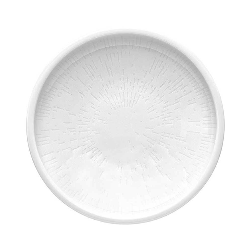 Πιάτο Βαθύ Πορσελάνης Coupe Ανάγλυφο Λευκό Φ26cm Shiro Schonwald 30.60139