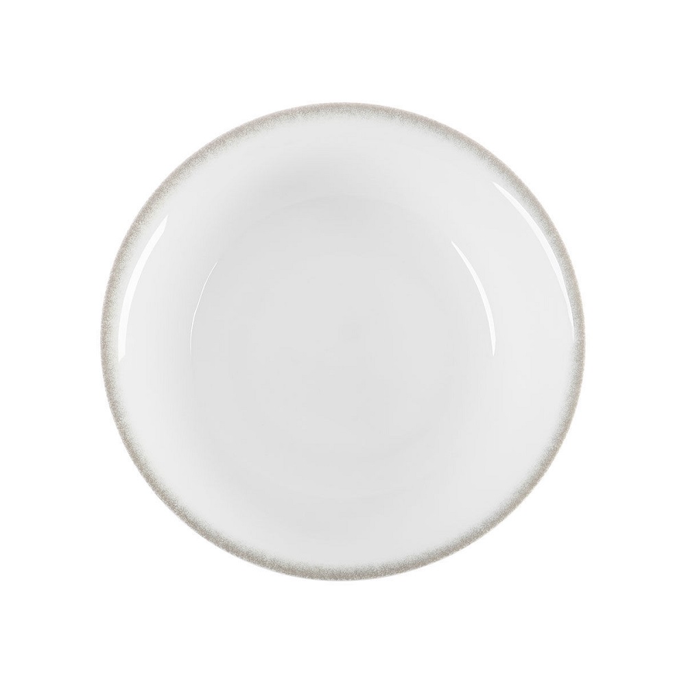 Πιάτο Βαθύ Πορσελάνης Φ23cm Άσπρο Pearl εstia Home Art 07-15350 - 1