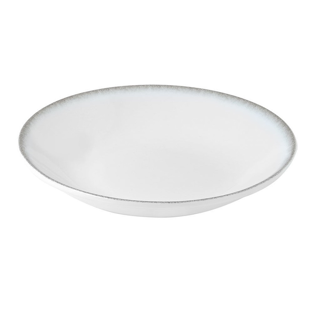 Πιάτο Βαθύ Πορσελάνης Φ23cm Άσπρο Pearl εstia Home Art 07-15350 - 2
