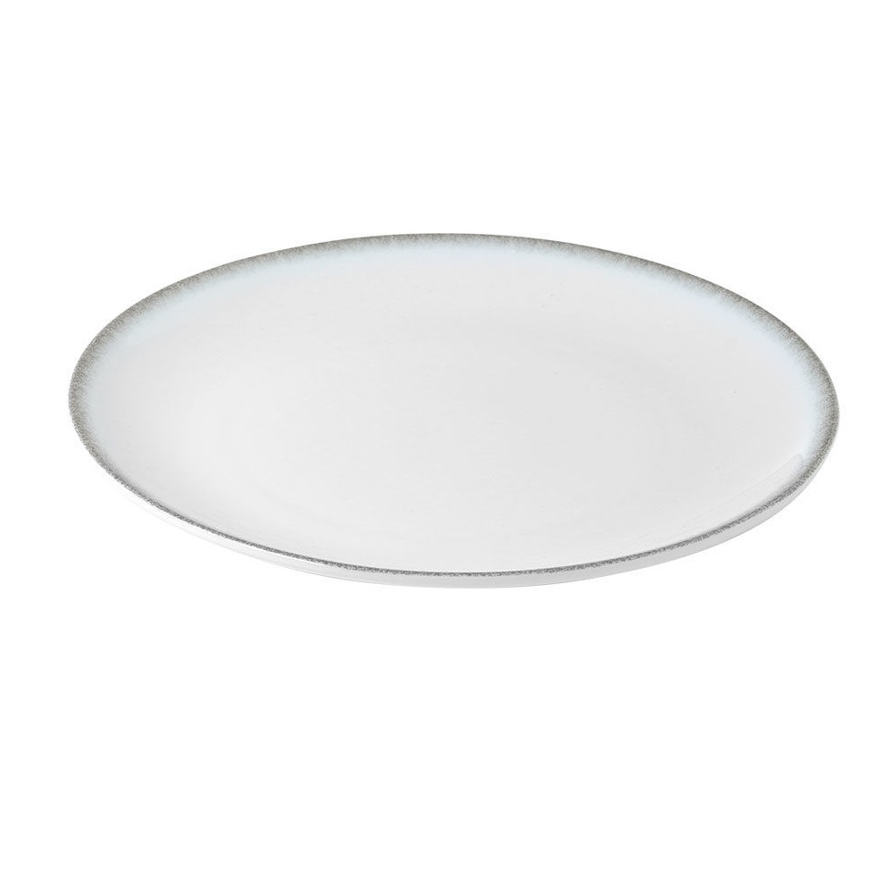 Πιάτο Ρηχό Πορσελάνης Φ21cm Άσπρο Pearl εstia Home Art 07-15367 - 2