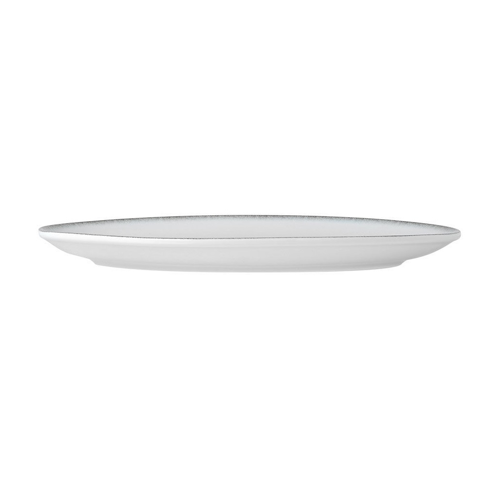 Πιάτο Ρηχό Πορσελάνης Φ21cm Άσπρο Pearl εstia Home Art 07-15367 - 3