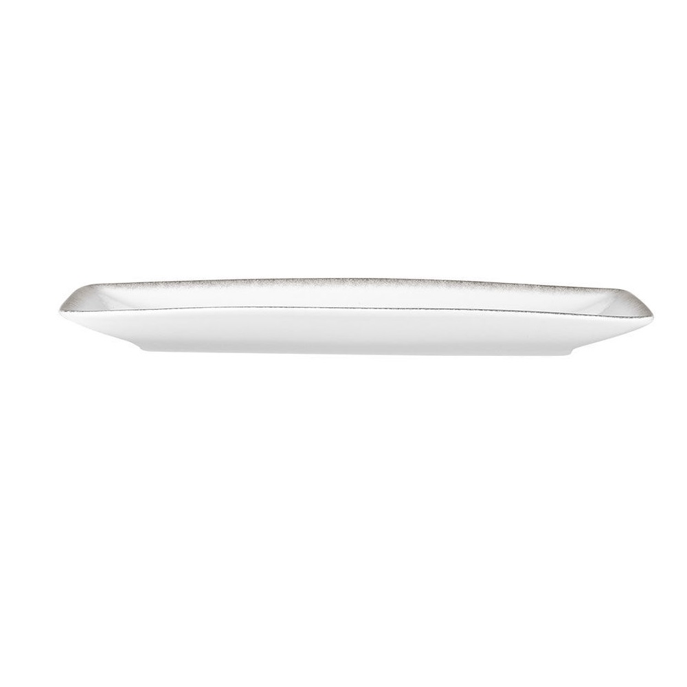 Πιατέλα Ορθογώνια Πορσελάνης 21x10,5cm Άσπρο Pearl εstia Home Art 07-15411 - 3