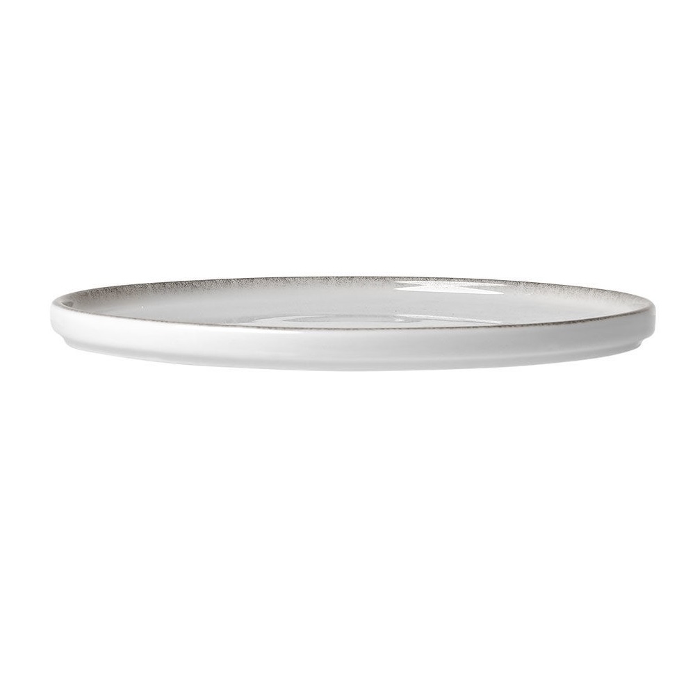 Πιάτο Ρηχό Step Πορσελάνης Φ21cm Άσπρο Pearl εstia Home Art 07-15473 - 3