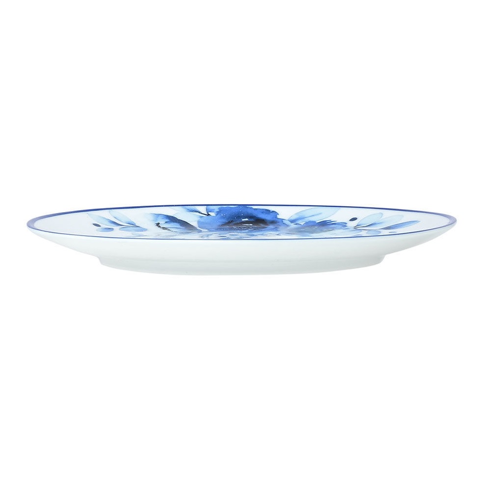 Πιάτο Ρηχό Πορσελάνης Φ27cm Blue Rose εstia Home Art  07-16098 - 3