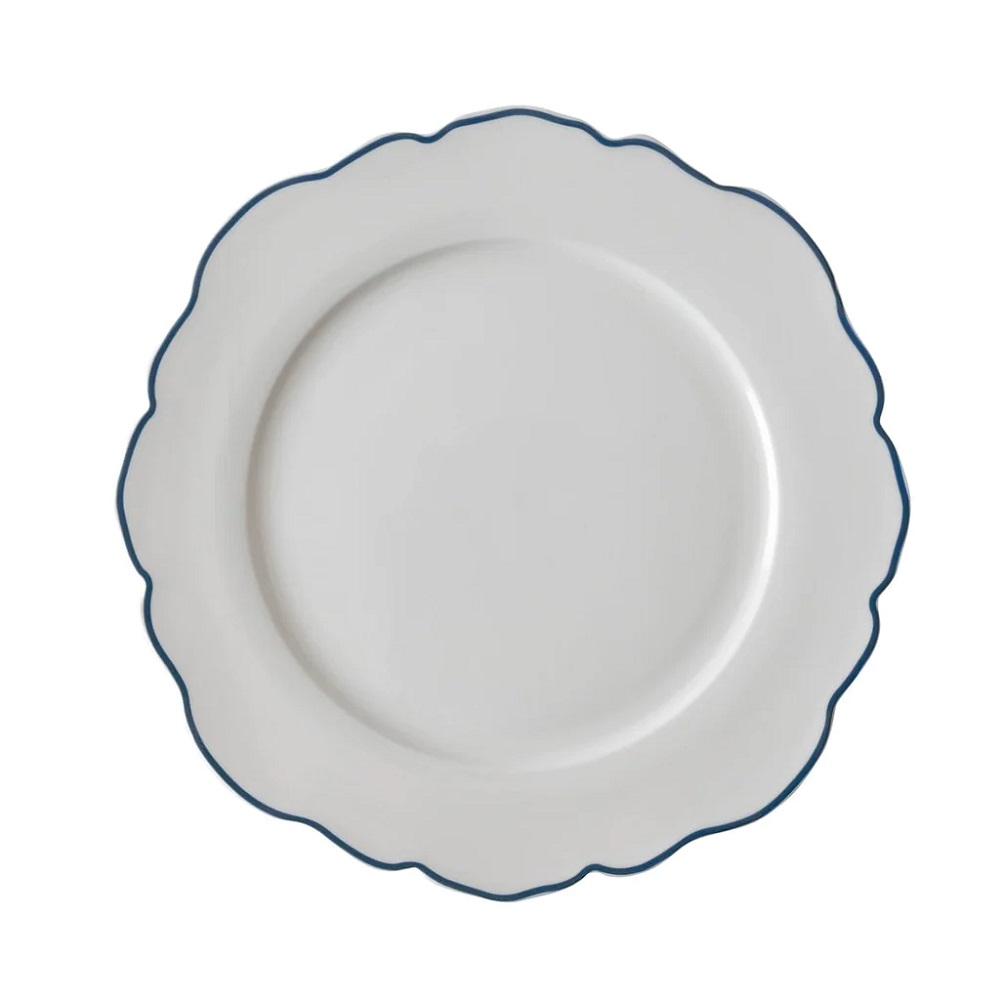 Πιάτο Ρηχό Irregular Πορσελάνης Φ24,5cm Blueprint Laura Ashley LA183114 - 1