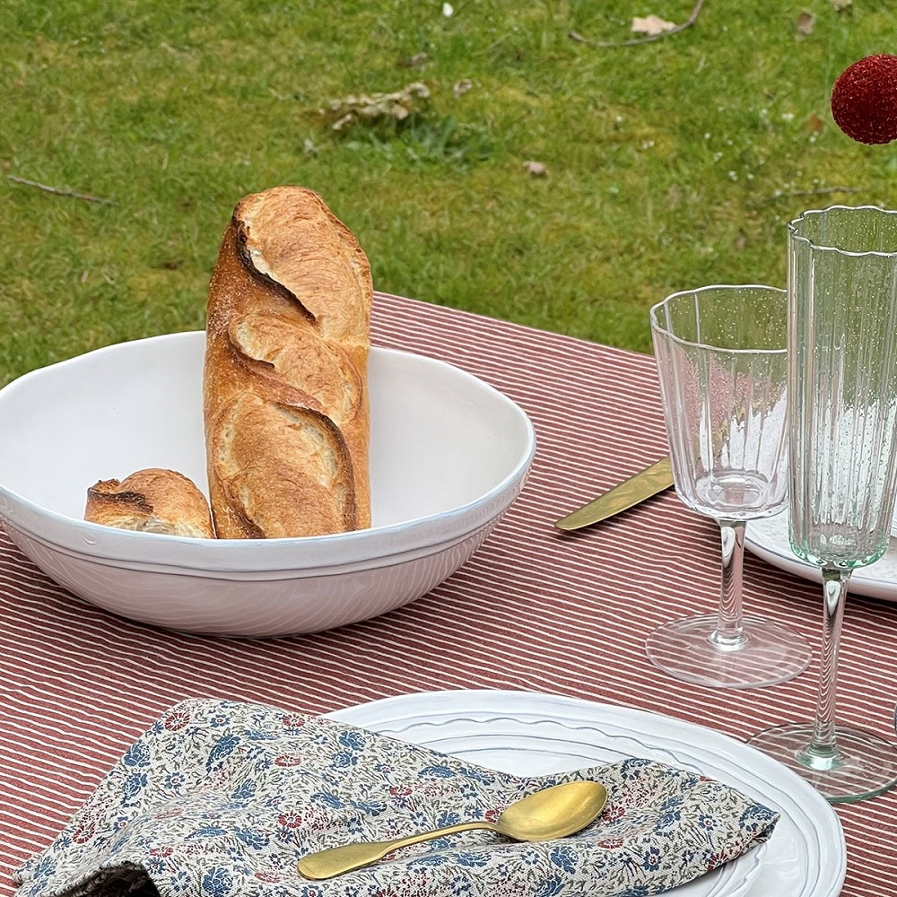 Πετσέτα Φαγητού 45x45cm Daniela Oxblood Red Kitchen Linen Laura Ashley LA183171 - 3