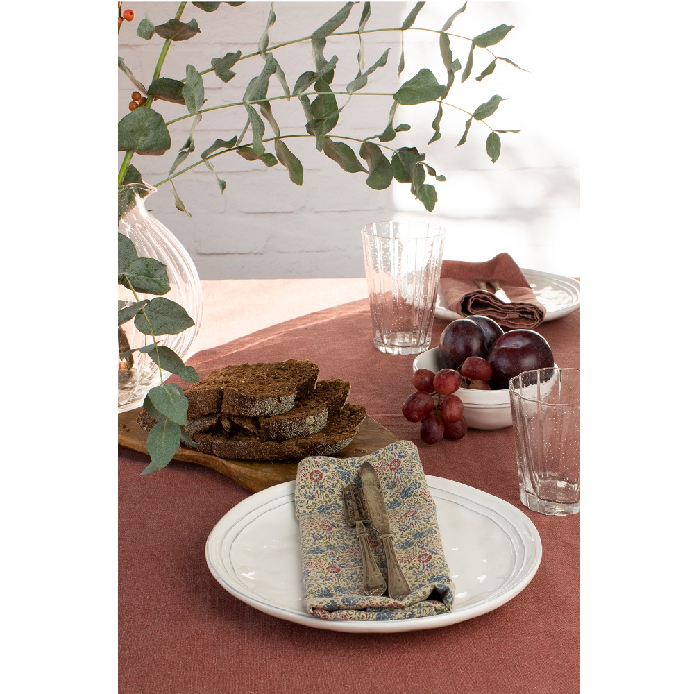 Πετσέτα Φαγητού 45x45cm Daniela Oxblood Red Kitchen Linen Laura Ashley LA183171 - 5