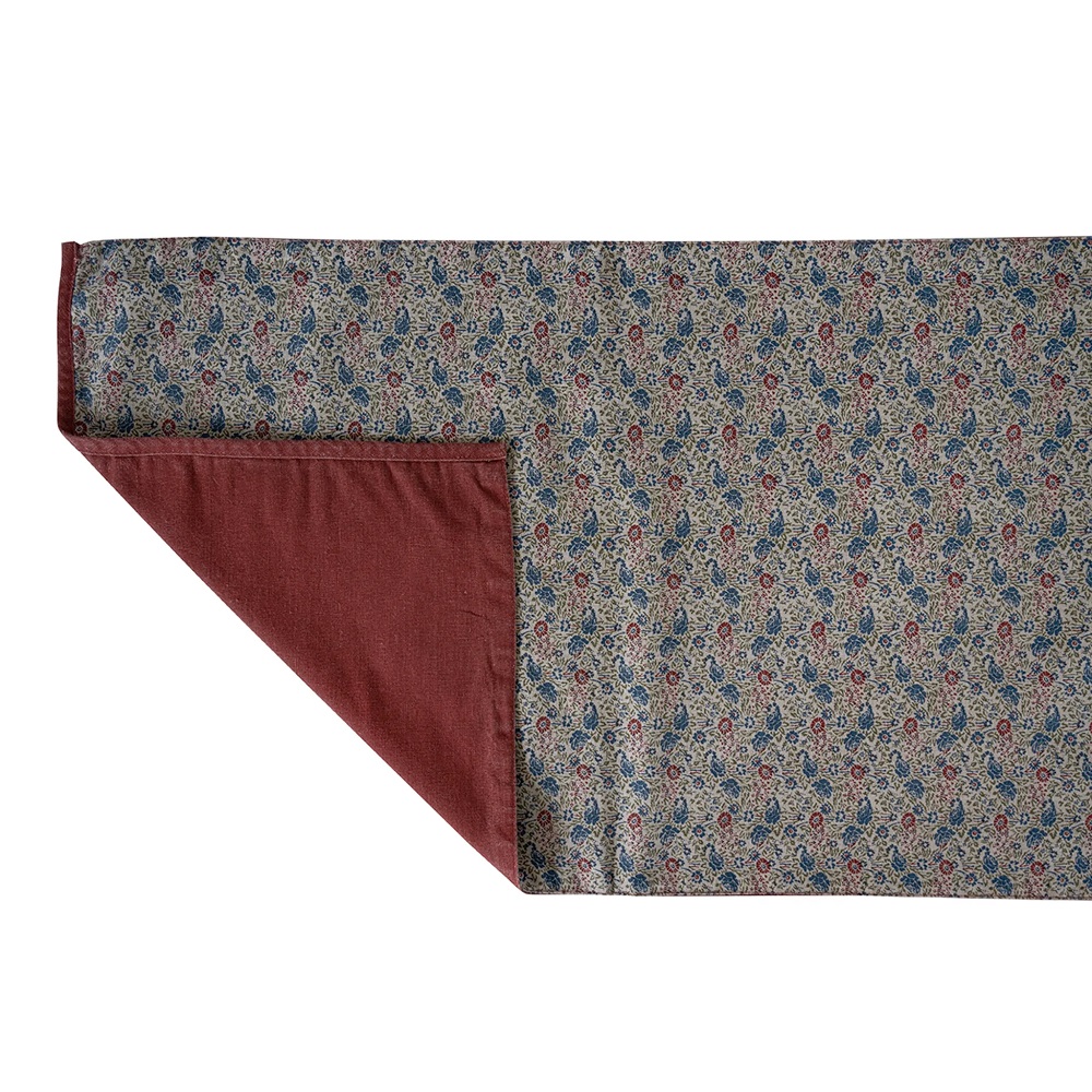 Runner Διπλής Όψης 150x40cm Daniela Oxblood Red Kitchen Linen Laura Ashley LA183243 - 4