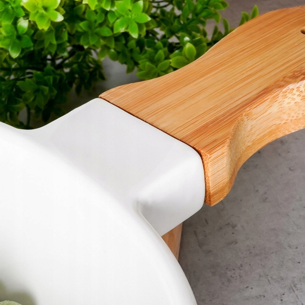 Σαλατιέρα Πορσελάνης 800ml Με χερούλι Bamboo 33cm Terrestrial Nava 10-263-021 - 4