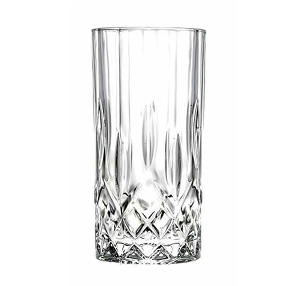 Ποτήρι Γυάλινο Ψηλό 360ml CONCERT 7,4x14,4cm Ανάγλυφο Home Style 73516636 - 