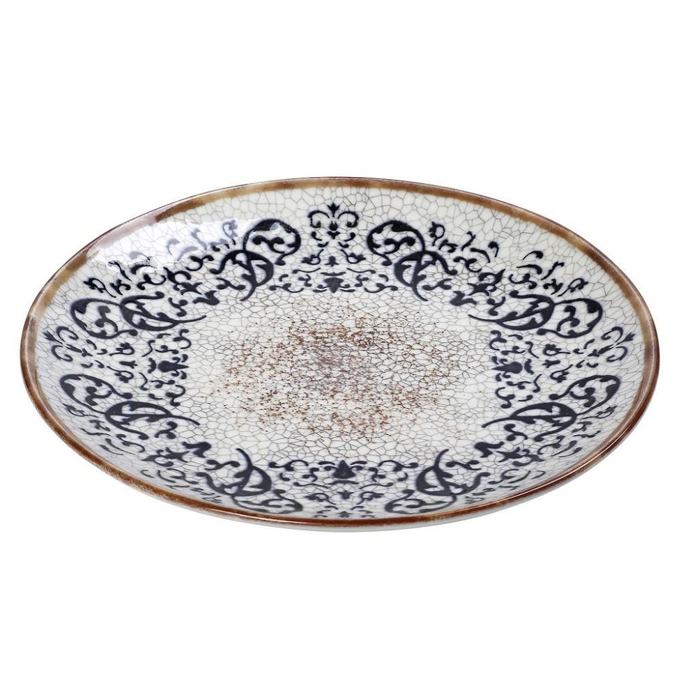 Πιάτο Ρηχό Στρογγυλό Πορσελάνης Φ30xH2cm Mosaico Espiel KNJ132K6 - 1