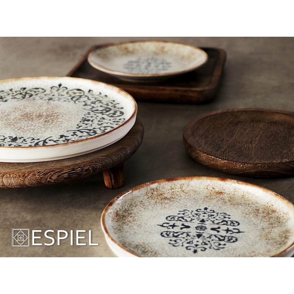 Πιάτο Ρηχό Στρογγυλό Πορσελάνης Φ30xH2cm Mosaico Espiel KNJ132K6 - 4
