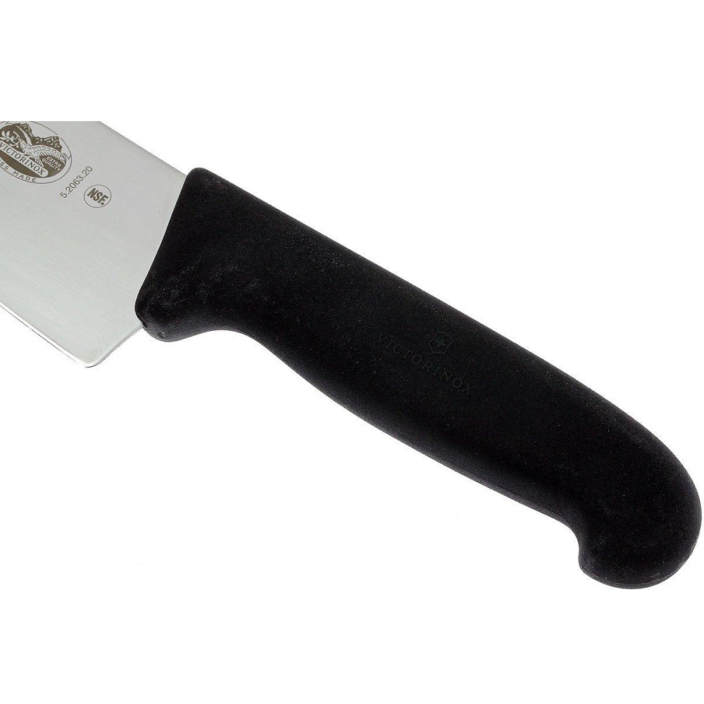 Μαχαίρι Chef 20cm Ανοξείδωτο Μαύρη Λαβή Fibrox Victorinox 5.2063.20 - 5