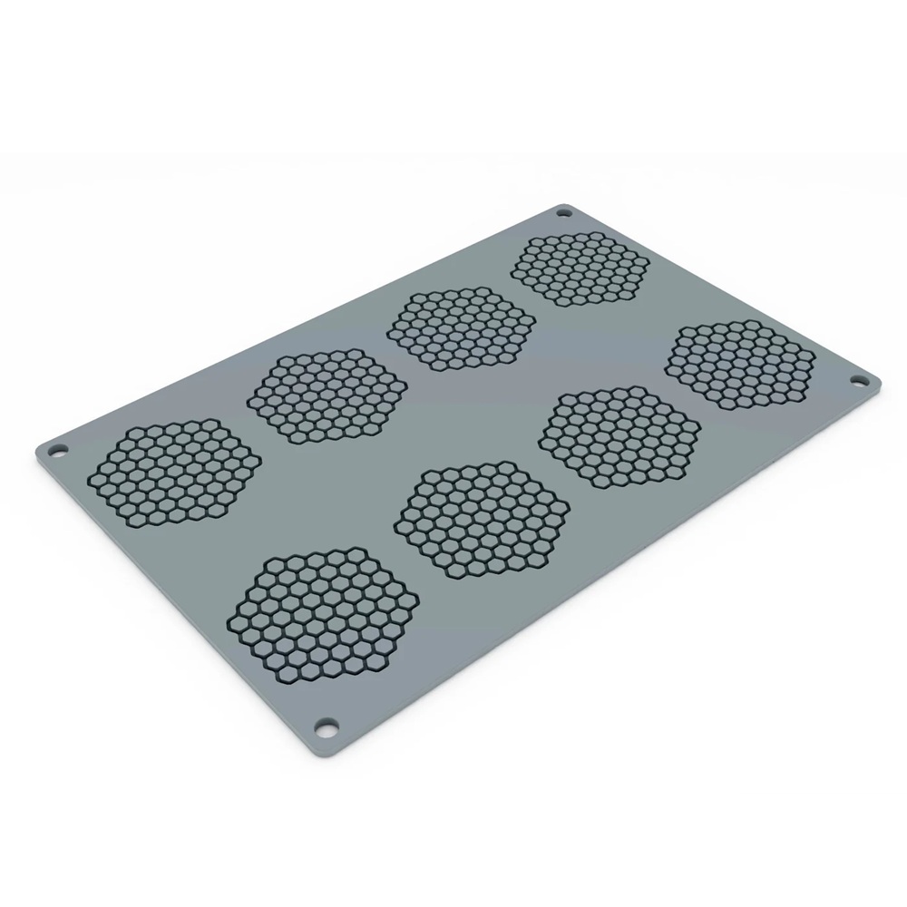 Καλούπι Σιλικόνης Honeycomb 67,5x60,5x2mm Pavoni Italia GG047 - 