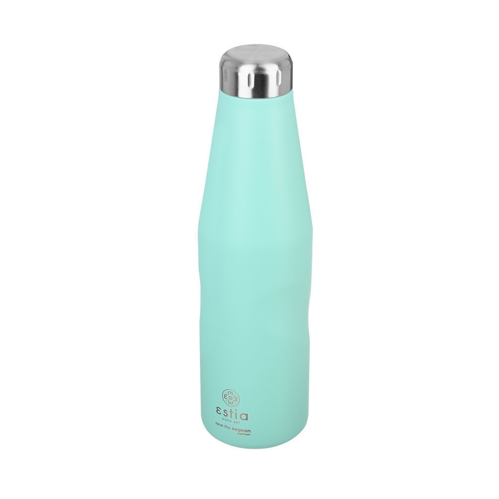 Μπουκάλι Ισοθερμικό Bermuda Green Διπλού Τοιχώματος 750ml Ανοξείδωτο 18/8 Save the Aegean εstia Home Art 01-16593 - 2