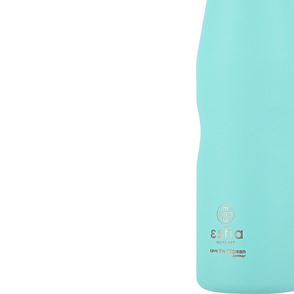 Μπουκάλι Ισοθερμικό Bermuda Green Διπλού Τοιχώματος 750ml Ανοξείδωτο 18/8 Save the Aegean εstia Home Art 01-16593 - 3