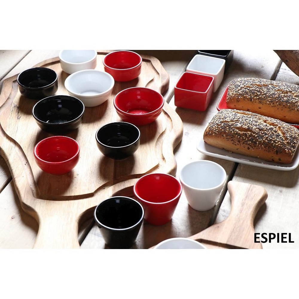 Πιατέλα Πορσελάνης Ορθογώνια Λευκή 21x8,5xH2cm Espiel BEH116K12 - 3
