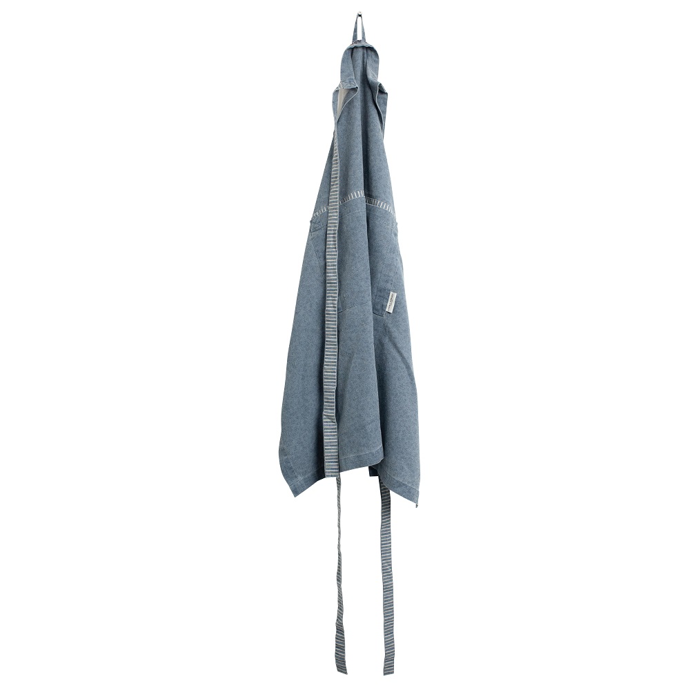 Ποδιά Κουζίνας 85x78cm Βαμβακερή Wild Clematis Blue Kitchen Linen Laura Ashley LA183155 - 5