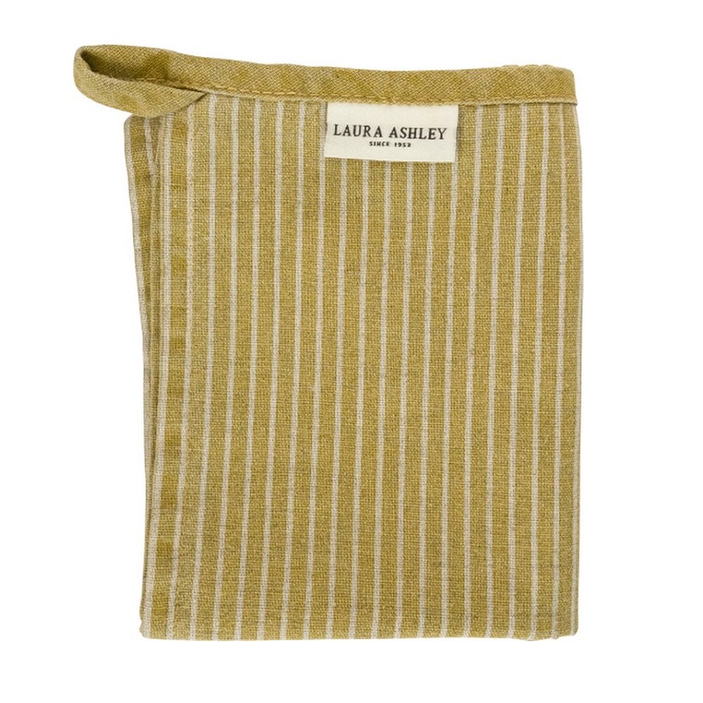 Πετσέτα Τσαγιού 70x50cm Daniela Oil Yellow Stripes Kitchen Linen Laura Ashley LA183141 - 