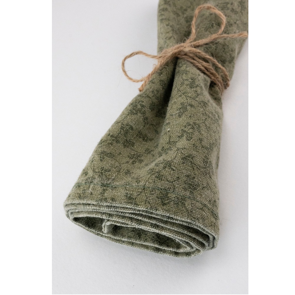 Πετσέτα Φαγητού 45x45cm Wild Clematis Sage Green Kitchen Linen Laura Ashley LA183149 - 4