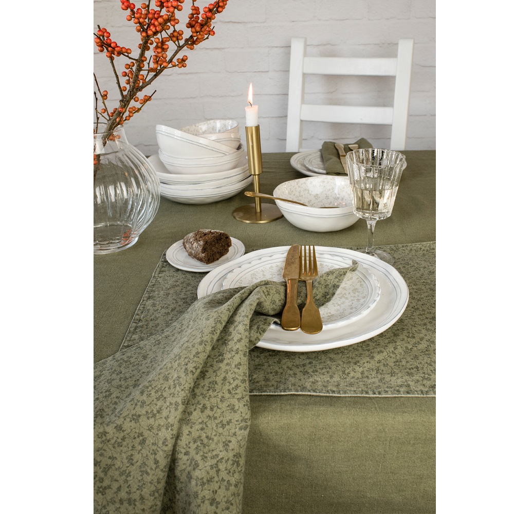 Πετσέτα Φαγητού 45x45cm Wild Clematis Sage Green Kitchen Linen Laura Ashley LA183149 - 5