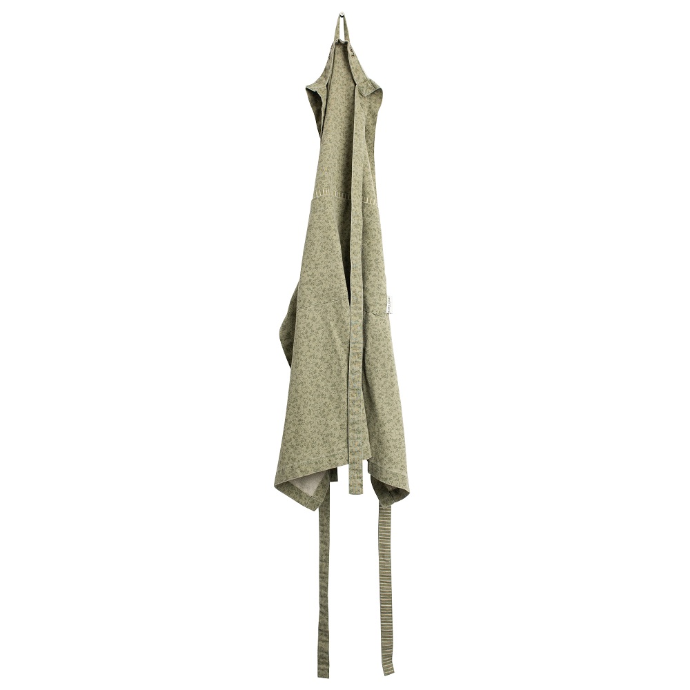 Ποδιά Κουζίνας 85x78cm Βαμβακερή Wild Clematis Sage Green Kitchen Linen Laura Ashley LA183144 - 5