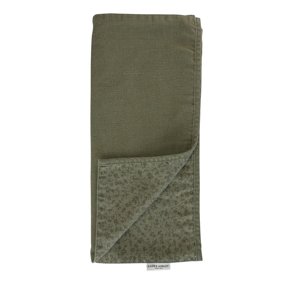 Runner Διπλής Όψης 150x40cm Wild Clematis Sage Green Kitchen Linen Laura Ashley LA183153 - 