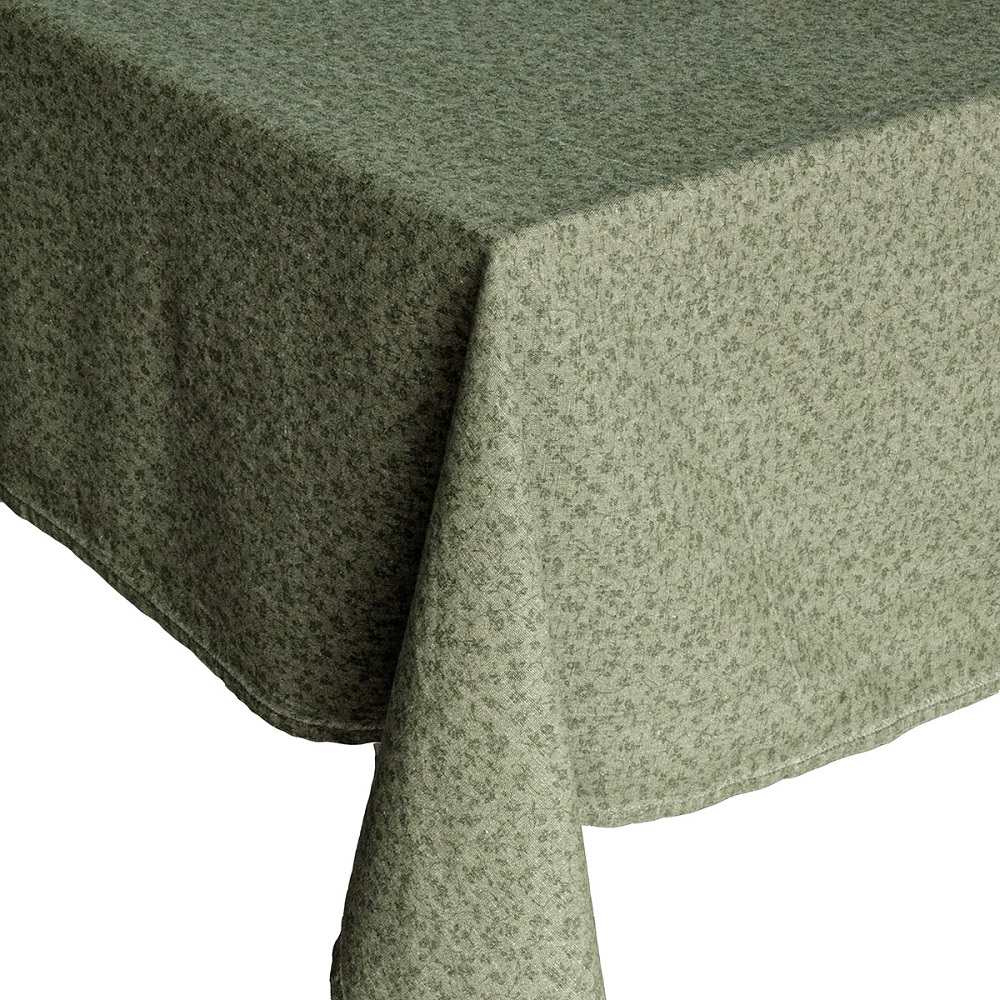 Τραπεζομάντηλο 240x140cm Wild Clematis Sage Solid Green Kitchen Linen Laura Ashley LA183154 - 2