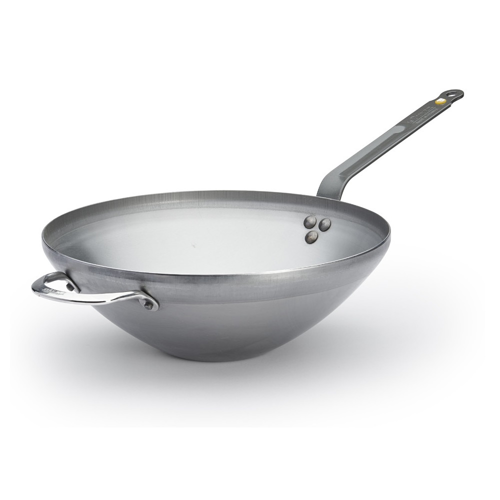 Γουόκ - Wok Ατσάλινο Φ32xH10cm Induction Mineral B De Buyer 5618.32 - 