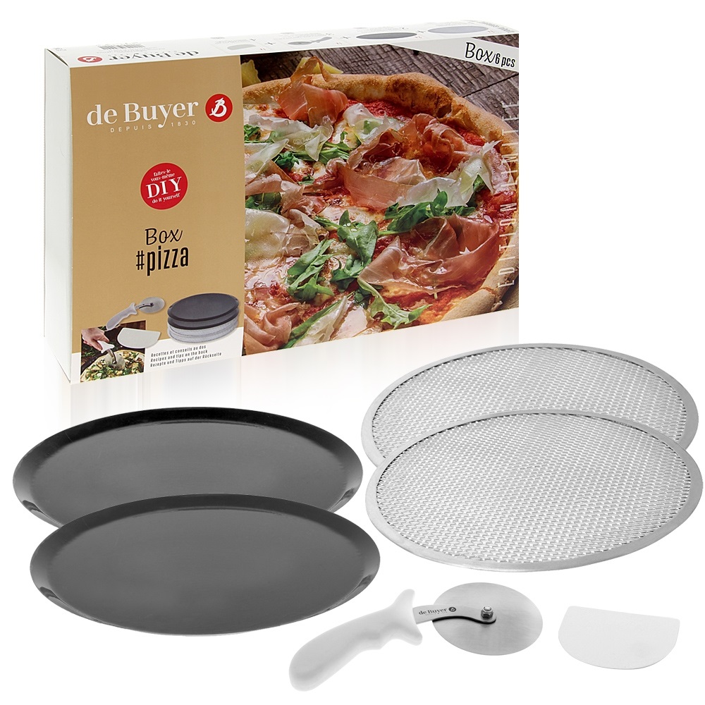 Σετ 6 τμχ Pizza Box Σε Συσκευασία Δώρου De Buyer 4970.00 - 5