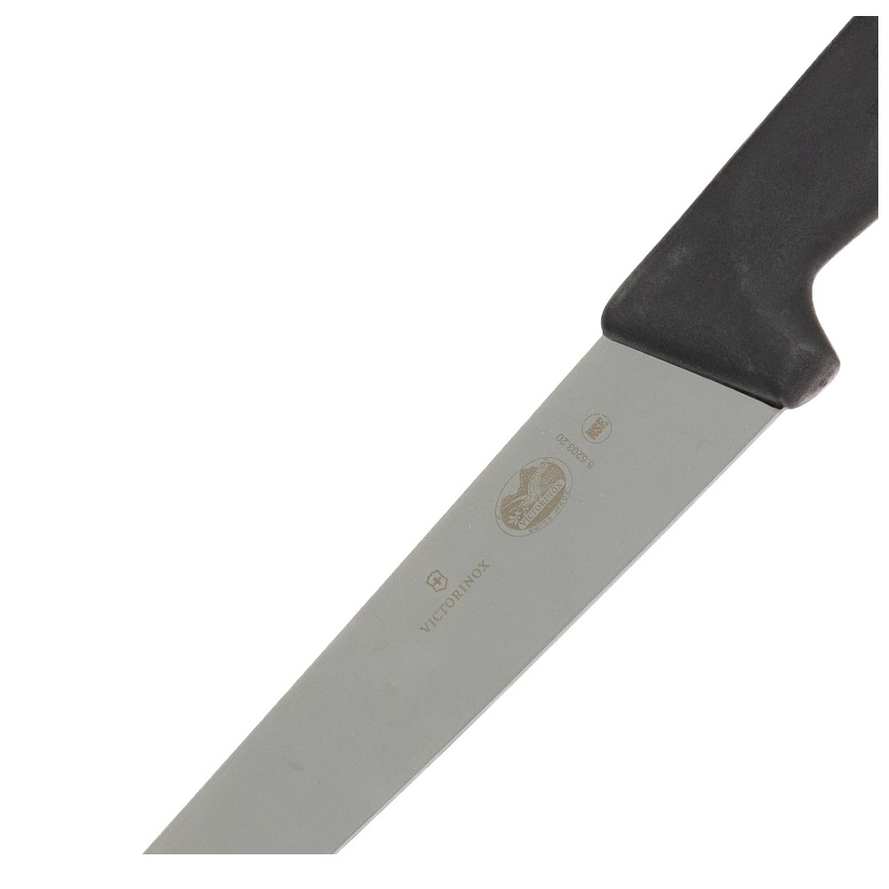 Μαχαίρι Κρέατος 20cm Ανοξείδωτο Μαύρη Λαβή Fibrox Victorinox 5.5203.20 - 2